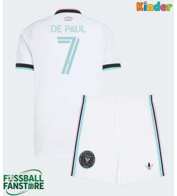 Inter Miami Rodrigo De Paul #7 Replik 3rd trikot Kinder 2026-27 Kurzarm (+ Kurze Hosen)